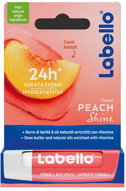 LABELLO PEACH SHINE 5 G - Farmaunclick.it