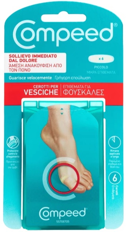 COMPEED CEROTTI PER VESCICHE PICCOLO 6 PEZZI - Farmaunclick.it