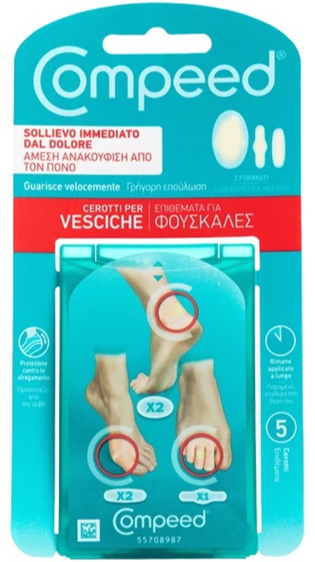 COMPEED CEROTTI PER VESCICHE MISTO 5 PEZZI - Farmaunclick.it