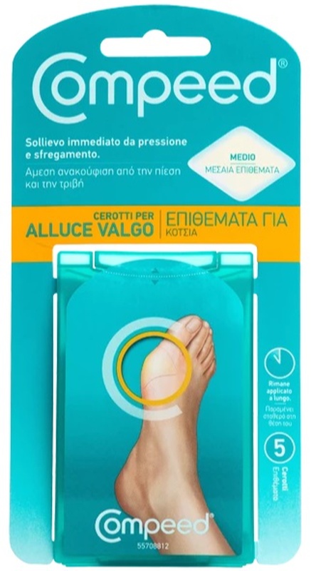 COMPEED CEROTTI PER ALLUCE VALGO 5 PEZZI - Farmaunclick.it