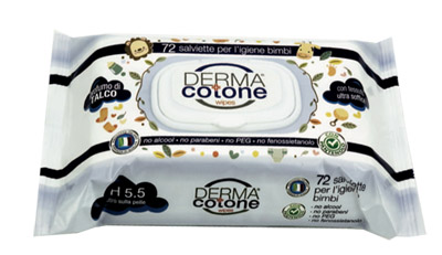 DERMACOTONE SALVIETTINE TALCO 72 PEZZI - Farmaunclick.it
