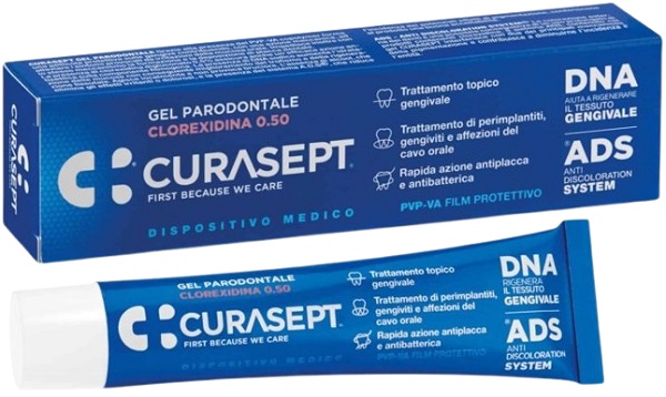 CURASEPT GEL PARODONTALE 0,5% 30 ML ADS + DNA - Farmaunclick.it