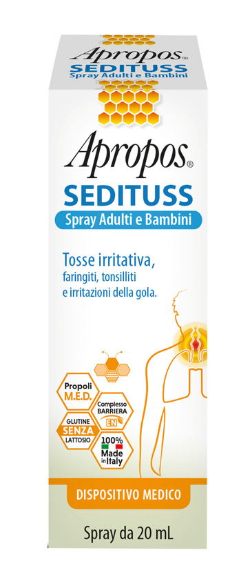 APROPOS SEDITUSS SPRAY ADULTI/BAMBINI 20 ML - Farmaunclick.it
