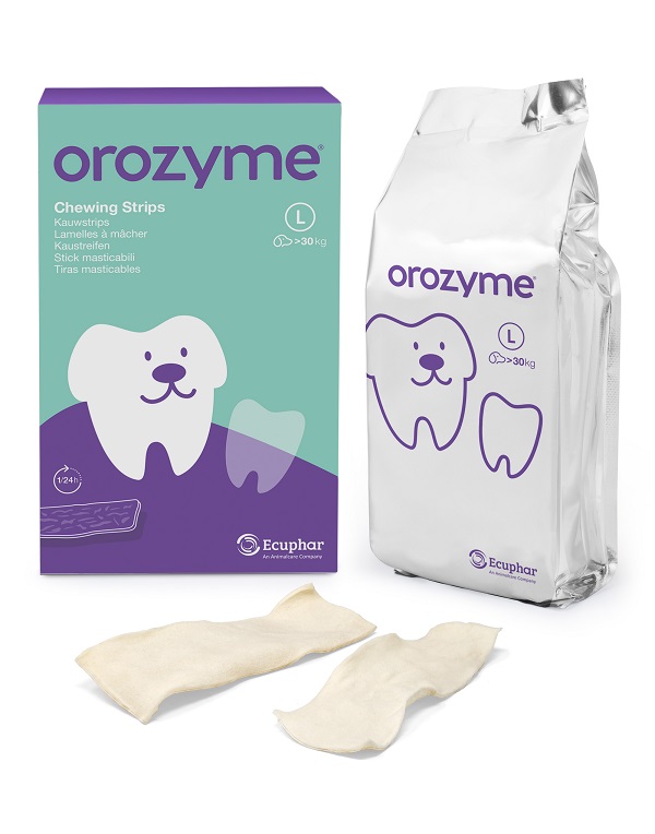 OROZYME CANINE STRISCE ENZIMATICHE MASTICABILI PER CANI DI TAGLIA GRANDE - Farmaunclick.it