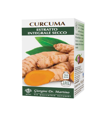 CURCUMA ESTRATTO INTEGRALE SECCO 180 PASTIGLIE - Farmaunclick.it