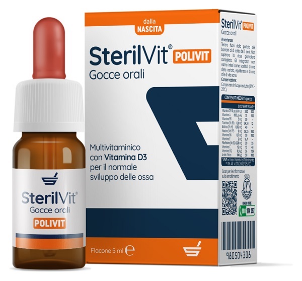 STERILVIT POLIVIT GOCCE 5 ML - Farmaunclick.it