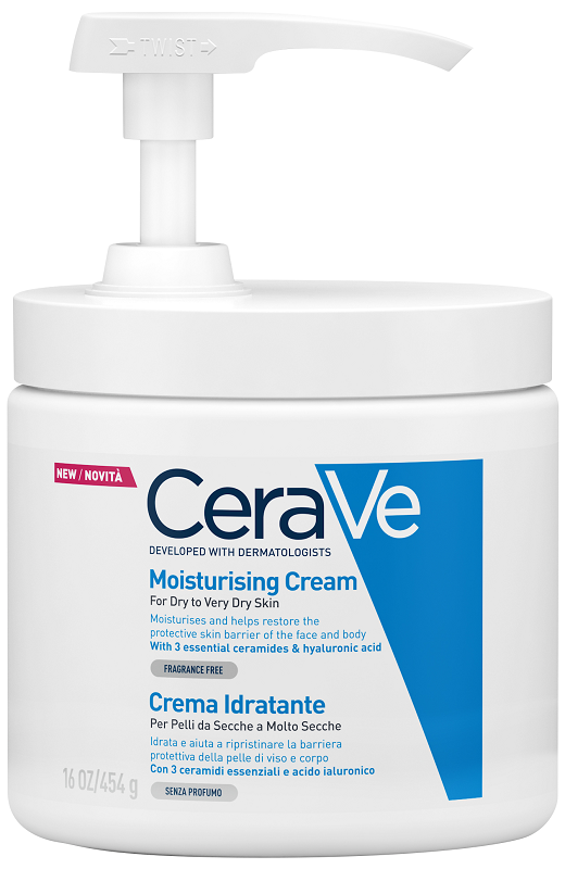 CERAVE CREMA IDRATANTE PER PELLI DA SECCHE A MOLTO SECCHE 473 ML - Farmaunclick.it