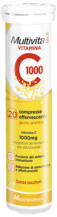 MULTIVITAMIX VIT C 1000 20 COMPRESSE EFFERVESCENTI - Farmaunclick.it