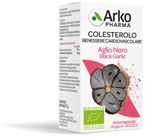 ARKOCAPSULE AGLIO NERO BIO 40 CAPSULE - Farmaunclick.it