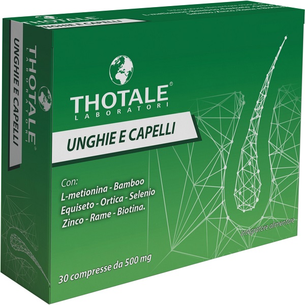 THOTALE UNGHIE E CAPELLI 30 COMPRESSE - Farmaunclick.it