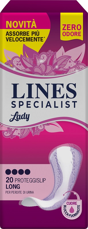 PANNOLONE SAGOMATO LINES SPECIALIST ULTRAMINI 20 PEZZI - Farmaunclick.it