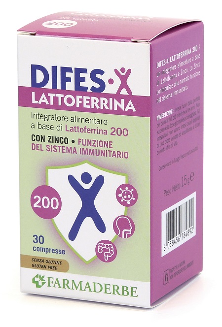 DIFES-X LATTOFERRINA 200 30 COMPRESSE - Farmaunclick.it
