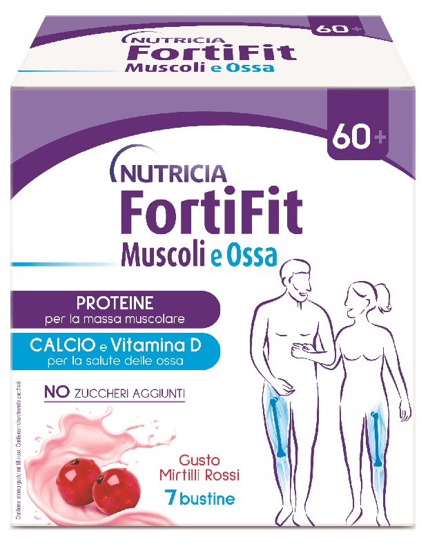 FORTIFIT MUSCOLI&OSSA MIRTILLO ROSSO 7 BUSTINE - Farmaunclick.it