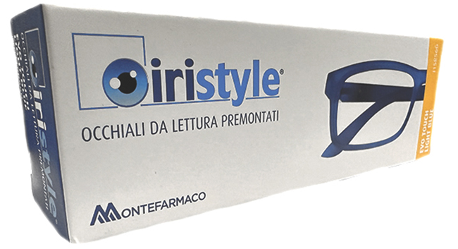 OCCHIALE DA LETTURA PREMONTATO IRISTYLE EVO TOUCH LIGHT BLUE 2,0 - Farmaunclick.it