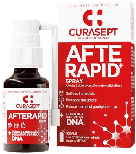 CURASEPT SPRAY AFTE RAPID DNA 15 ML - Farmaunclick.it