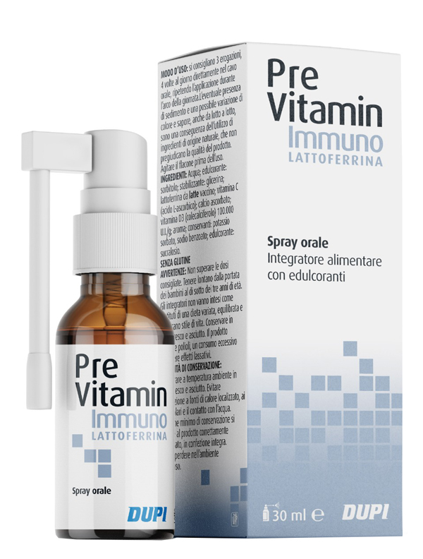 PREVITAMIN IMMUNO LATTOFERRINA 30 ML - Farmaunclick.it