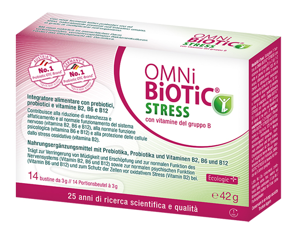 OMNI BIOTIC STRESS VITAMINE GRUPPO B 14 BUSTINE DA 3 G - Farmaunclick.it