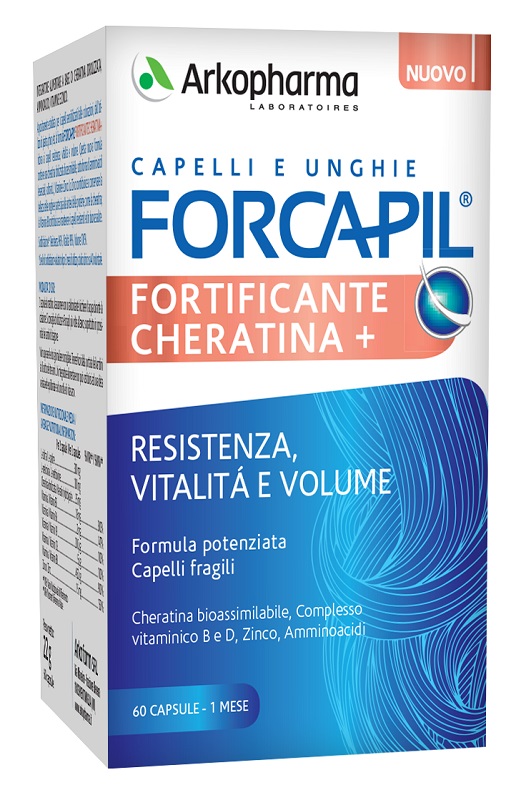 FORCAPIL FORTIFICANTE CHERATINA 60 CAPSULE - Farmaunclick.it