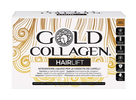 GOLD COLLAGEN HAIRLIFT 10 FLACONCINI DA 50 ML - Farmaunclick.it