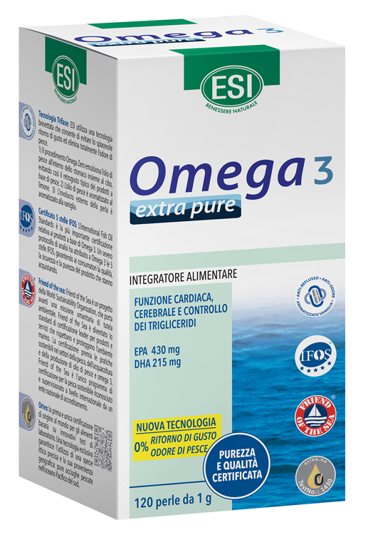 ESI OMEGA 3 EXTRA PURE 120 PERLE - Farmaunclick.it