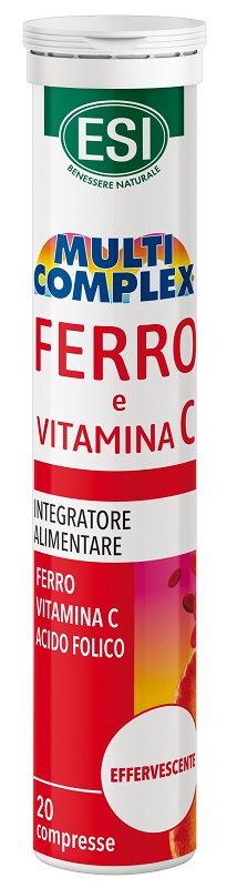ESI MULTICOMPLEX FERRO VITAMINA C 20 COMPRESSE EFFERVESCENTI* - Farmaunclick.it