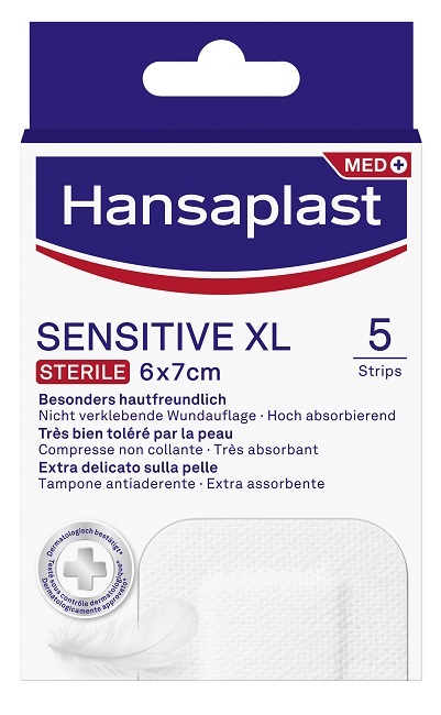 CEROTTO HANSAPLAST SENSITIVE XL 5 PEZZI - Farmaunclick.it