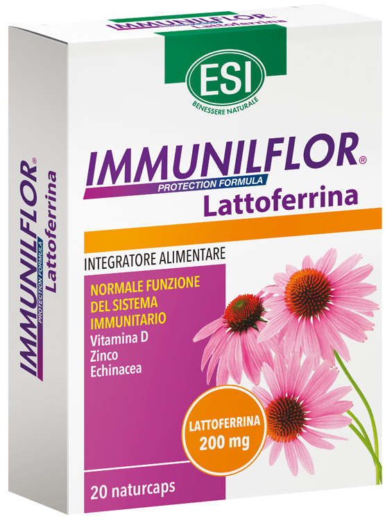 ESI IMMUNILFLOR LATTOFERRINA 20 NATURCAPS - Farmaunclick.it