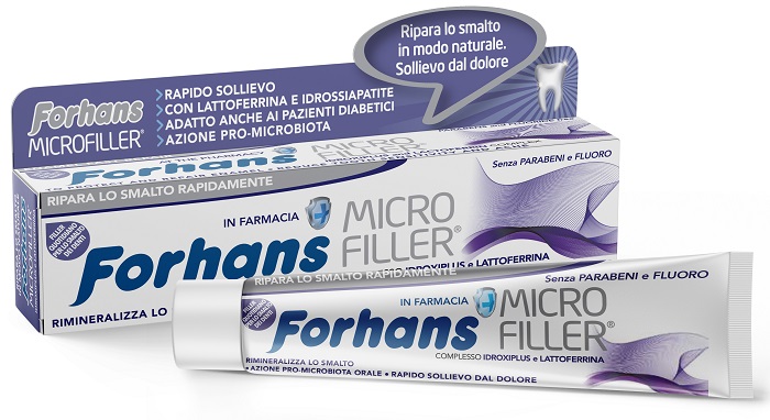 FORHANS DENTIFRICIO MICROFILLER PROTEZIONE SMALTO 75 ML - Farmaunclick.it