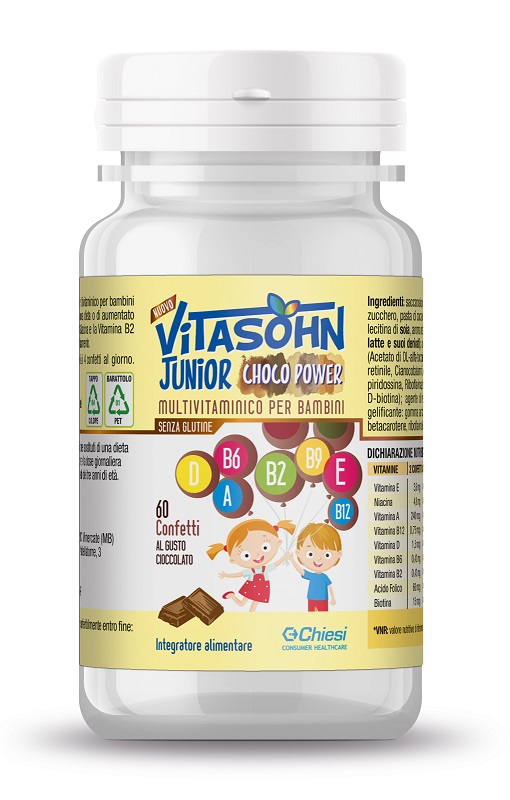 VITASOHN JUNIOR CHOCO POWER 60 CONFETTI - Farmaunclick.it