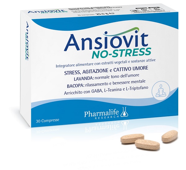 ANSIOVIT NO STRESS 30 COMPRESSE - Farmaunclick.it