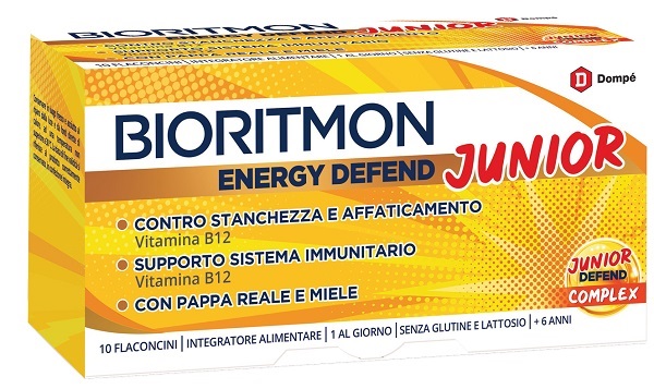 BIORITMON ENERGY DEFEND JUNIOR 10 FLACONCINI 10 ML - Farmaunclick.it