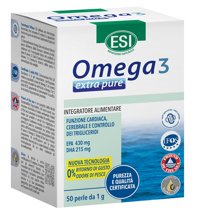 ESI OMEGA 3 EXTRA PURE 50 PERLE - Farmaunclick.it