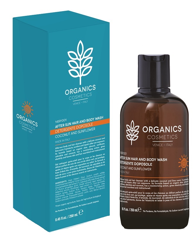 ORGANICS PHARM AFTER SUN HAIR AND BODY WASH 250 ML - Farmaunclick.it