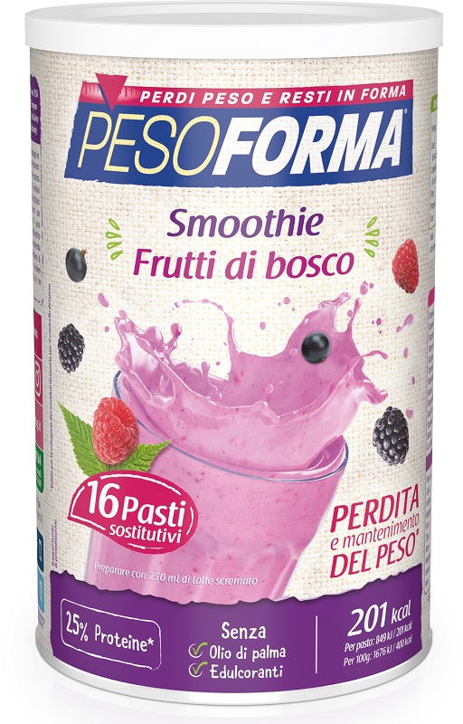 PESOFORMA SMOOTHIE FRUTTI BOSCO 436 G - Farmaunclick.it
