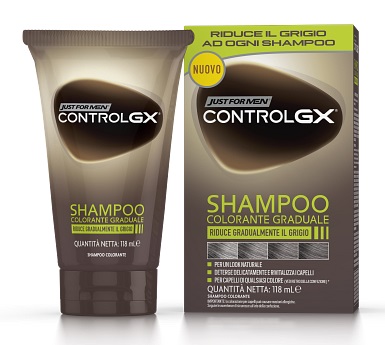 JUST FOR MEN CONTROL GX SHAMPOO COLORANTE GRADUALE 150 ML - Farmaunclick.it