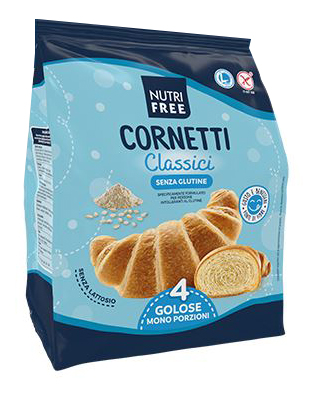 NUTRIFREE CORNETTI CLASSICI 4 PEZZI DA 50 G - Farmaunclick.it
