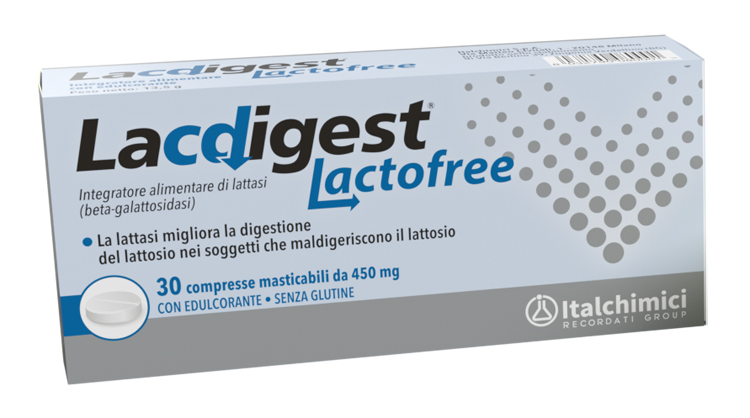 LACDIGEST LACTOFREE 30 COMPRESSE MASTICABILI - Farmaunclick.it