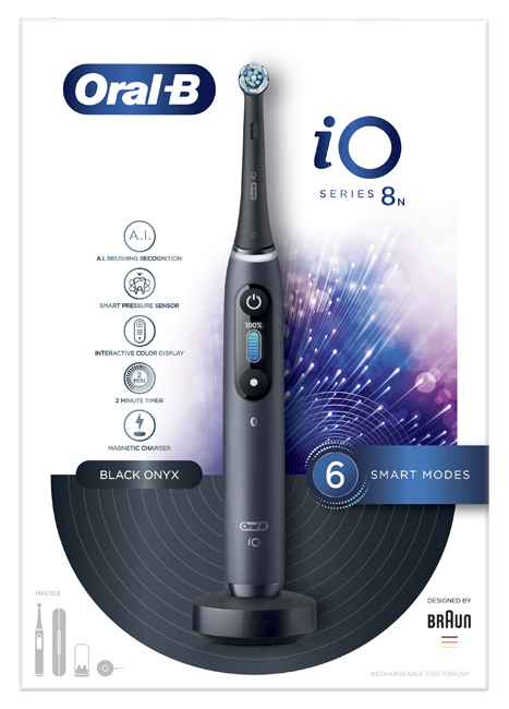 ORAL-B IO8 N BLACK SPAZZOLINO ELETTRICO - Farmaunclick.it