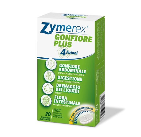 ZYMEREX GONFIORE PLUS 20 COMPRESSE - Farmaunclick.it
