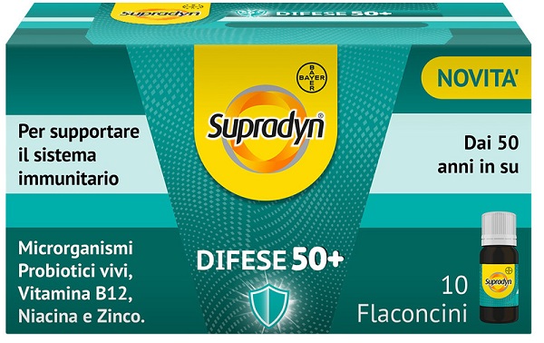 SUPRADYN DIFESE 50+ 10 FLACONCINI 10 ML_Aderendo alla promo con rimozione codice a barre  - Farmaunclick.it