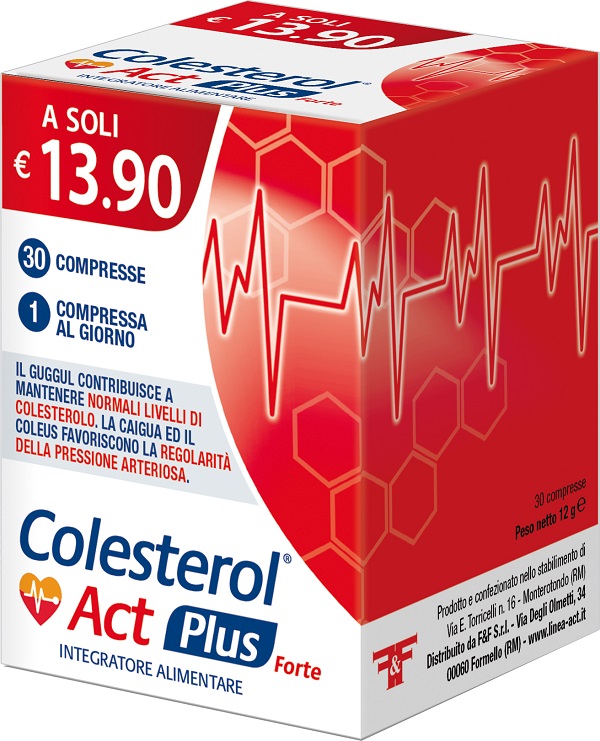 COLESTEROL ACT PLUS FORTE 30 COMPRESSE - Farmaunclick.it