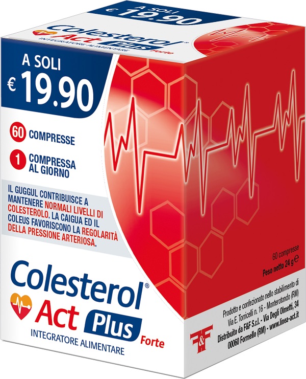 COLESTEROL ACT PLUS FORTE 60 COMPRESSE - Farmaunclick.it