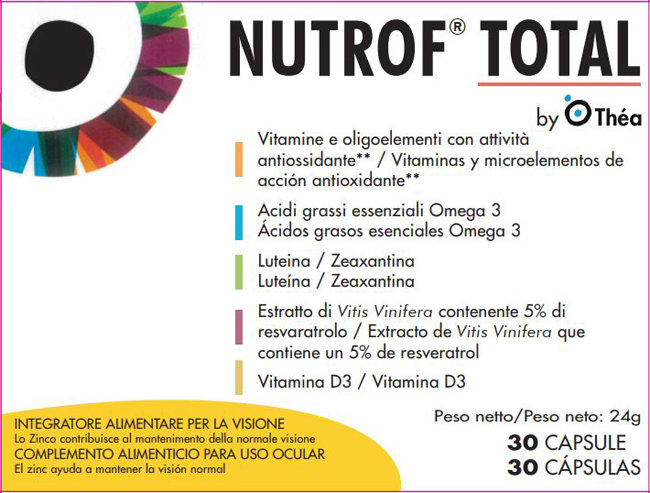 NUTROF TOTAL 30 CAPSULE - Farmaunclick.it