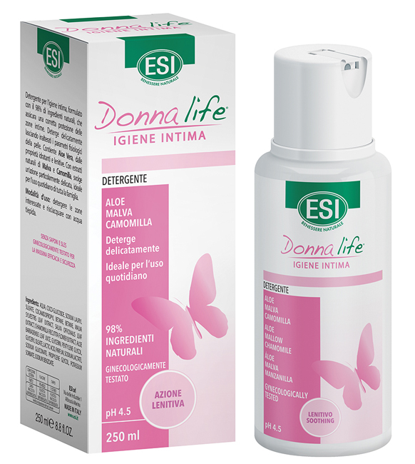ESI DONNA LIFE DETERGENTE INTIMO LENITIVO 250 ML - Farmaunclick.it