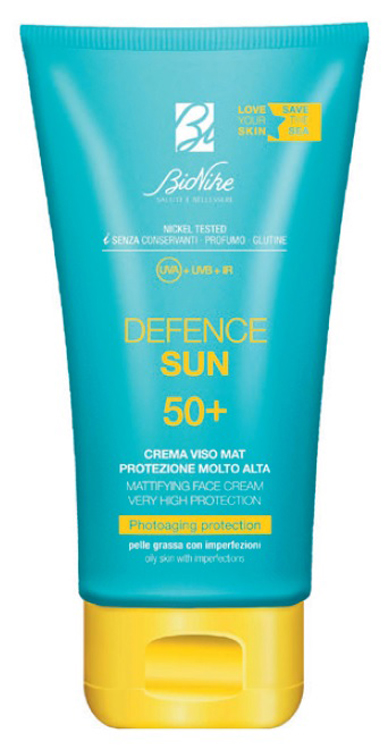 DEFENCE SUN CREMA VISO MAT SPF50+ PROTEZIONE MOLTO ALTA 50 ML - Farmaunclick.it