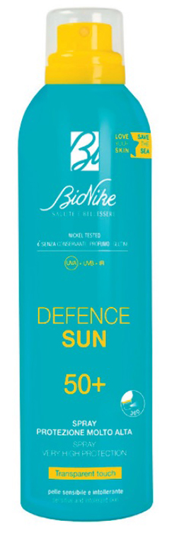 DEFENCE SUN SPRAY TRANSPARENT TOUCH 50+ 200 ML - Farmaunclick.it
