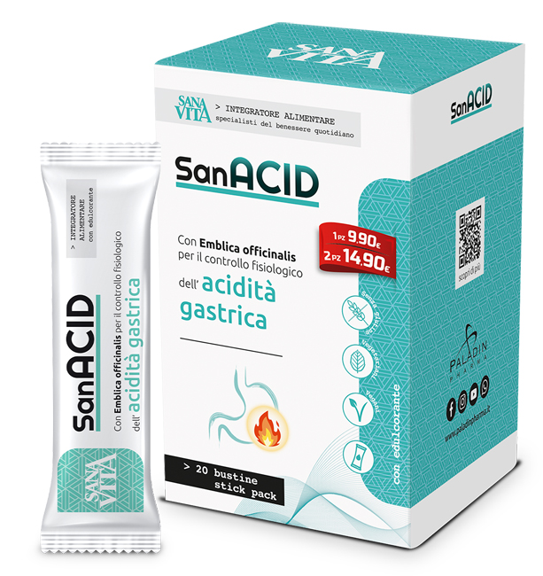 SANAVITA SANACID 20 STICK PACK - Farmaunclick.it