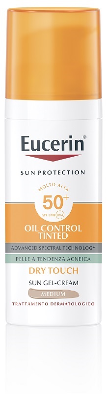 EUCERIN SUN OIL CONTROL TINTED CREAM SPF50+ 50 ML - Farmaunclick.it