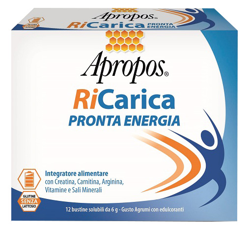 APROPOS RICARICA PRONTA ENERGIA 12 BUSTINE 6 G - Farmaunclick.it