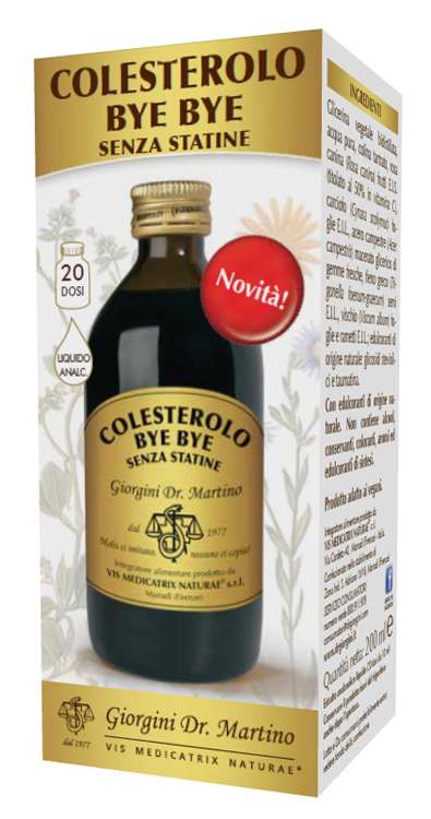 COLESTEROLO BYE BYE SENZA STATINE 200 ML - Farmaunclick.it